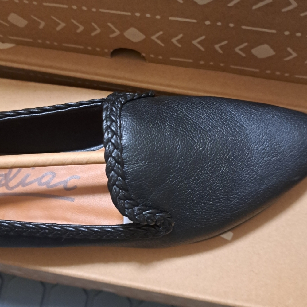 ZODIAC Hill LOAFERS brand new BRAIDED TRIM black - Picture 4 of 8